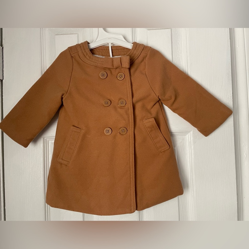 OshKosh B'gosh Classic Brown Pea Coat for Kids